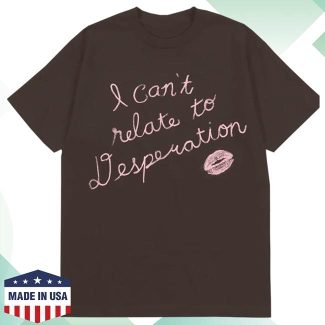 Official Sabrina Carpenter Merch Store Can't Relate New T-Shirt