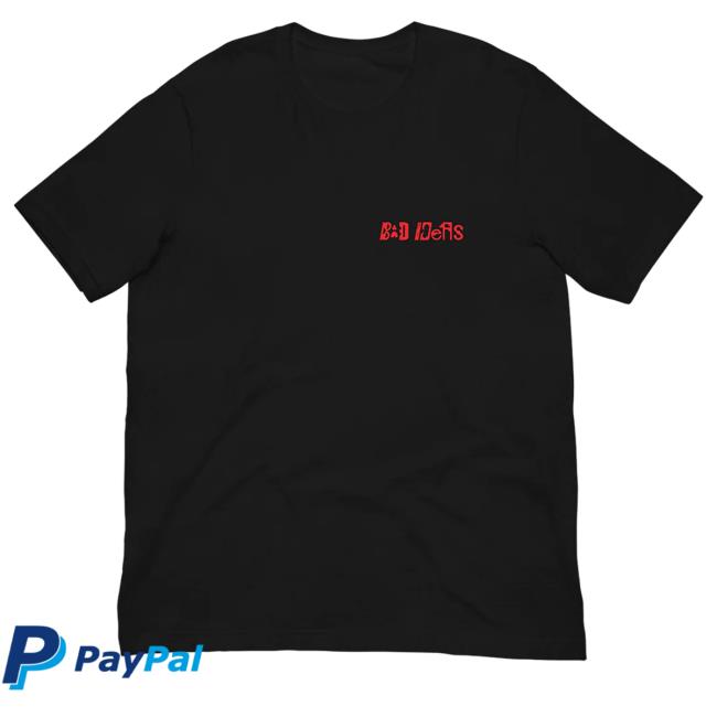 Official Bad Ideas Merch Funky Font Shirt Badideasmerch
