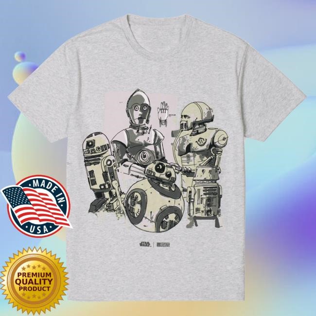 Official Star Wars™ Droid Drawings T-Shirts