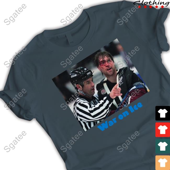 Official CM Punk Patrick Roy War On Ice Shirt New
