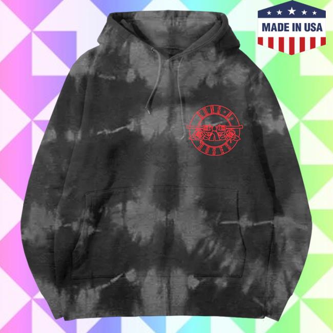 Official Gnr Merch Store Guns N' Roses Tie Dye Sweatshirts Gnrmerch