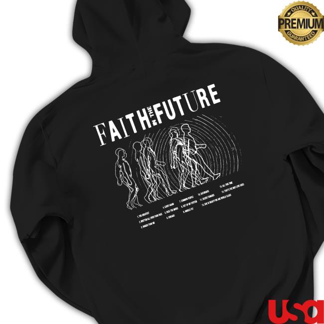 FAITH IN THE FUTURE BLACK LONG Hoodie