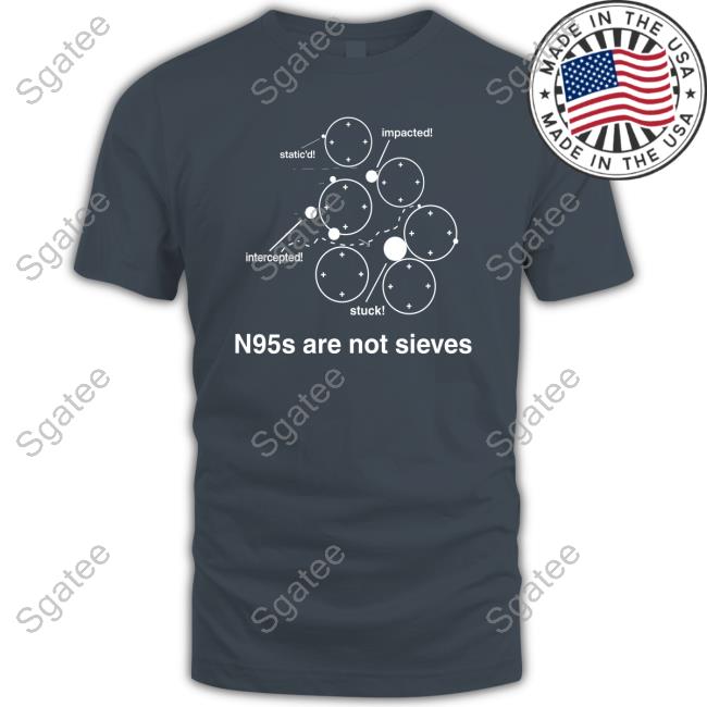 Official N95s Are Not Sieves Static'd Impacted Intercepted Stuck Shirts