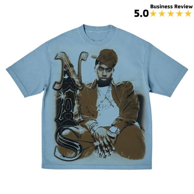 Official Nasir Jones It Ain’t Hard to Tell Graphic Top Shirt Nas