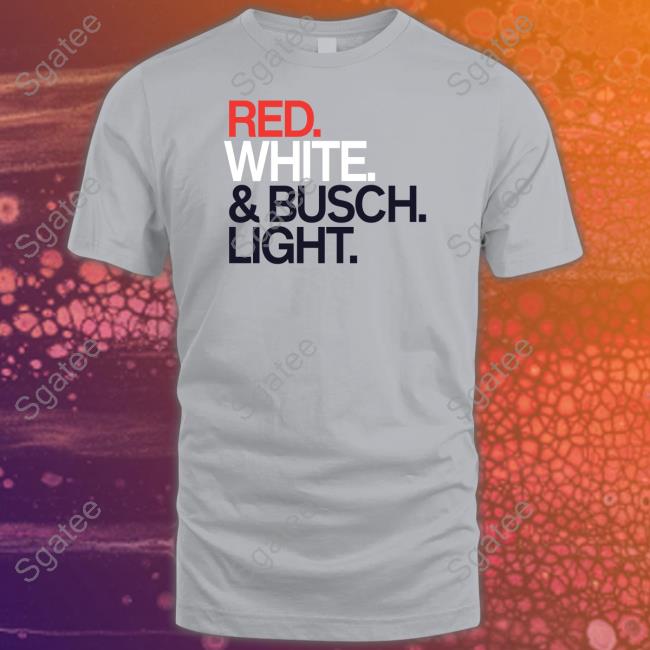 Red White & Busch Light Shirt Olivia Beavers Rodney Davis
