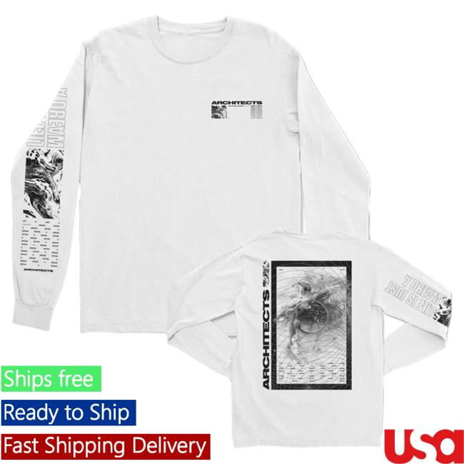 Official Kings Road Merch Store Architects Merch Store Shop Architects Dream Within A Dream Long Sleeve Shirt (White) KingsRoadMerch