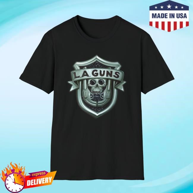 Official L.A. Guns Music Shop Merch L.A. Guns Diamond Logo T-Shirts