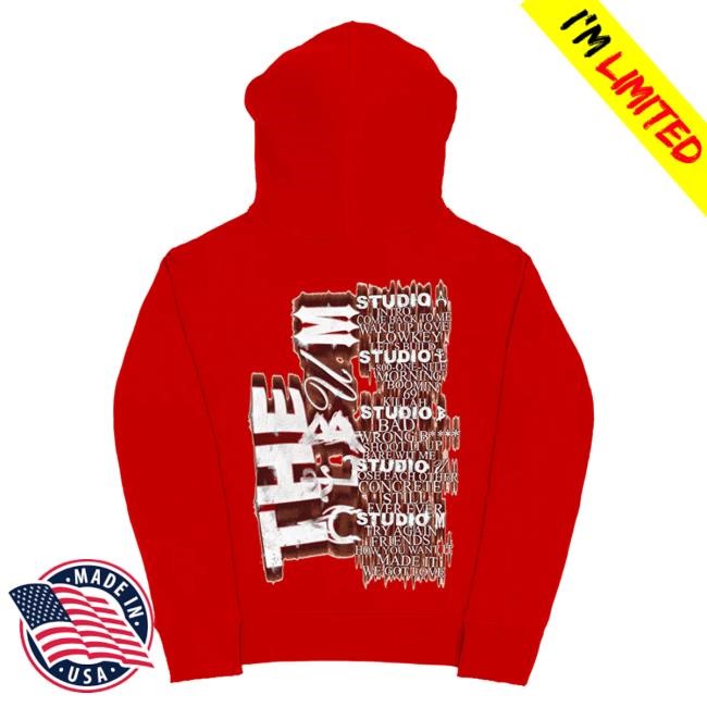 Official Teyana Taylor Merch Store Teyana Head Red Pullover Hoodie TeyanaTaylor