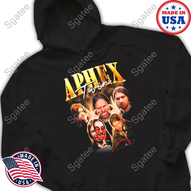Aphex Twin Merch Aphex Twin Tour Faces Tee Shirt