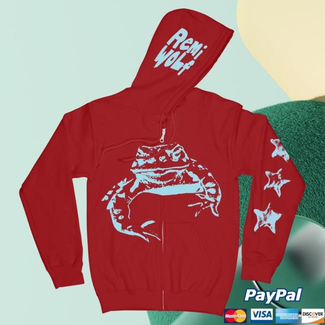 Official Remi Wolf Merch Store Remi Wolf Big Froggy Zip Up Attractive Hoodie