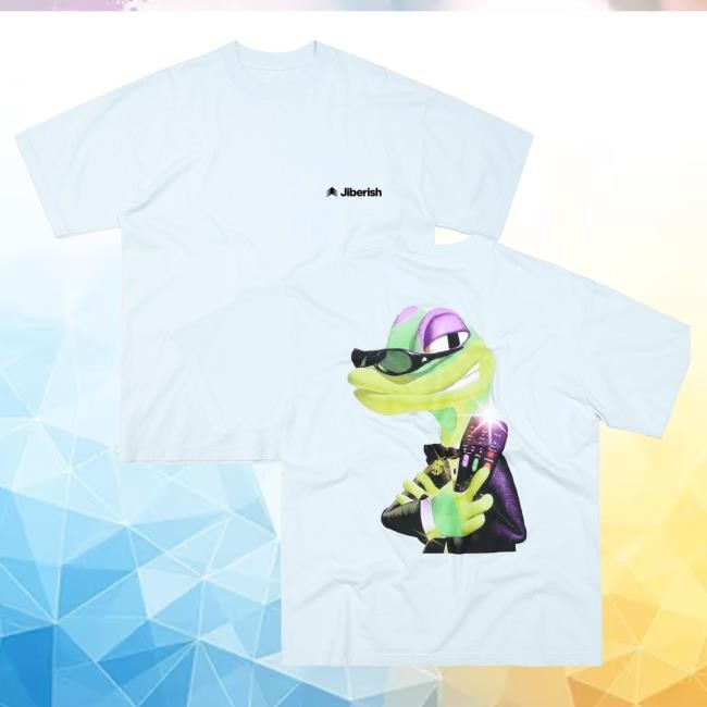 Official Jiberish Clothing Jiberish Enter The Gecko Hot Shirt White