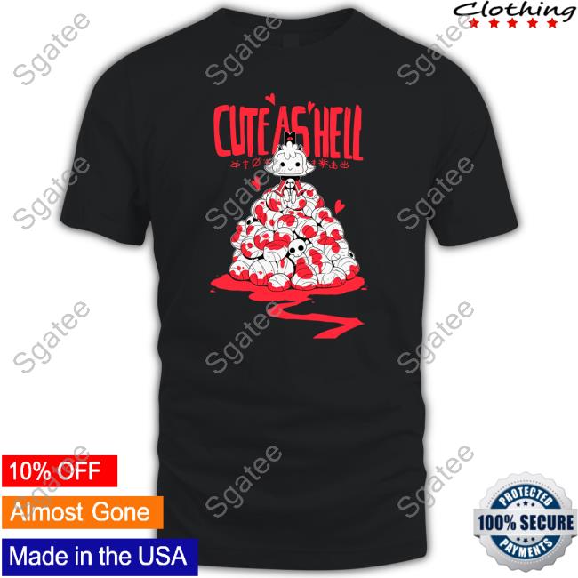 Official Devolver Digital Cult Of The Lamb Cute As Hell T-Shirt