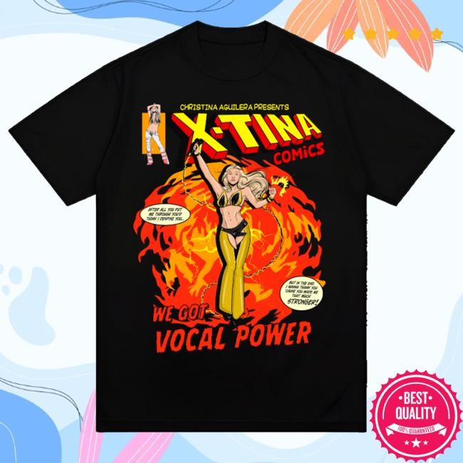 X-Tina Comics, Christina Aguilera New Tee