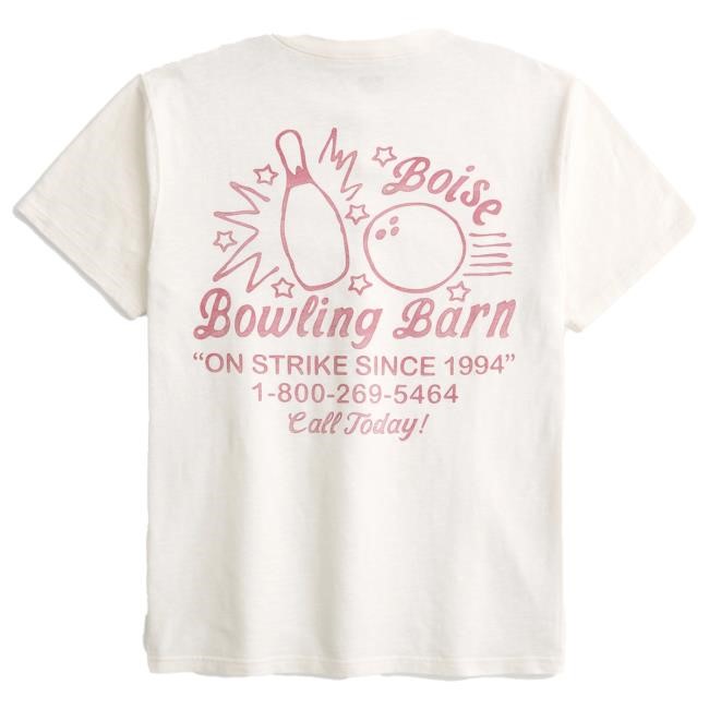 Official Hollister Merch Store Relaxed Boise Bowling Barn Graphic Tees Hollister Co