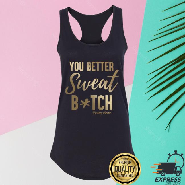Official Britney Spears Merch Store Britney Spears Sweat B*Tch Tank Top Shirt Britney Spears Apparel Clothing Shop BritneySpears