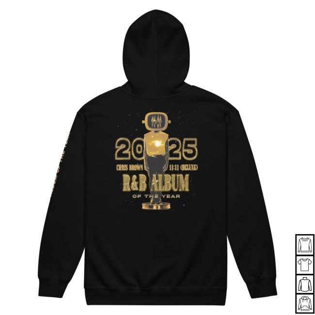 Official Chris Brown Merch Store Chris Brown Best R&B Album (11:11 Deluxe) Unisex Zip Hoodie Official Chris Brown Merch Store Chris Brown Best R&B Album (11:11 Deluxe) Unisex Zip Pullover Hoodie