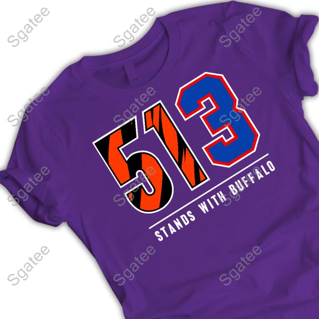 Ted Karras Wearing 513 Stands With Buffalo T Shirt
