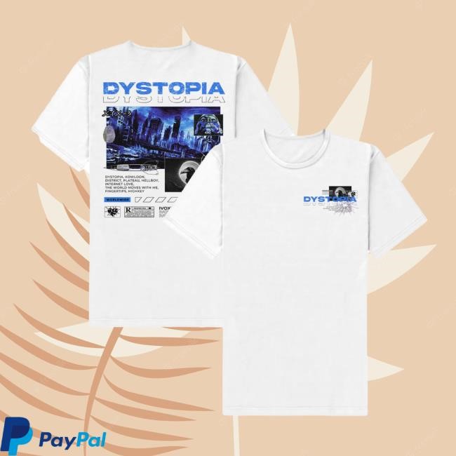 Dystopia White Shirt IVOXYGEN Merch Store