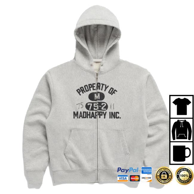 Official Madhappy Merch Store Property Long Sleeve Tshirt Mad Happy Apparel Clothing Shop Madhappy