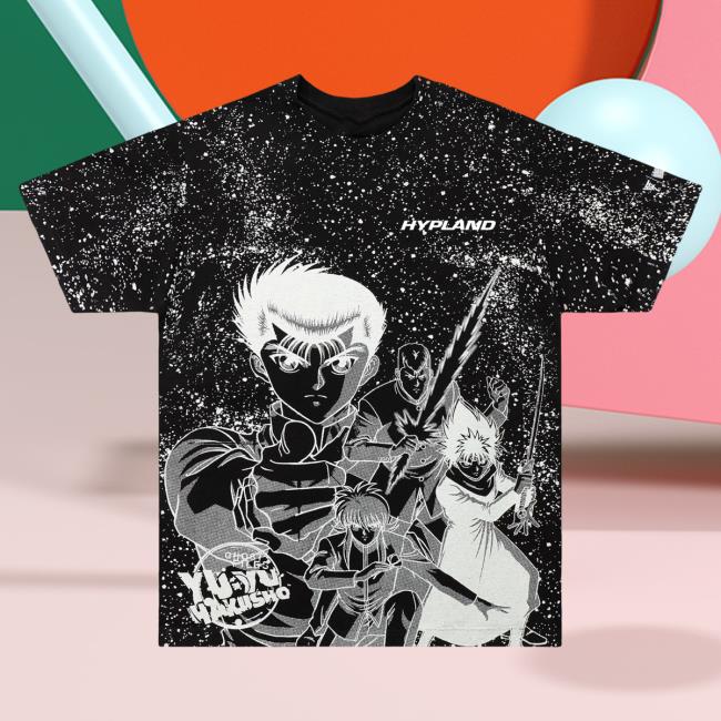 Official Hypland Clothing Merch Store Hypland Yyh All Over Print Shirts (Black)