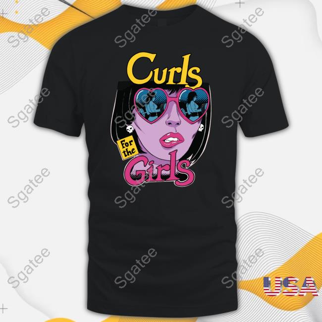 Curls For The Girls Black T Shirt
