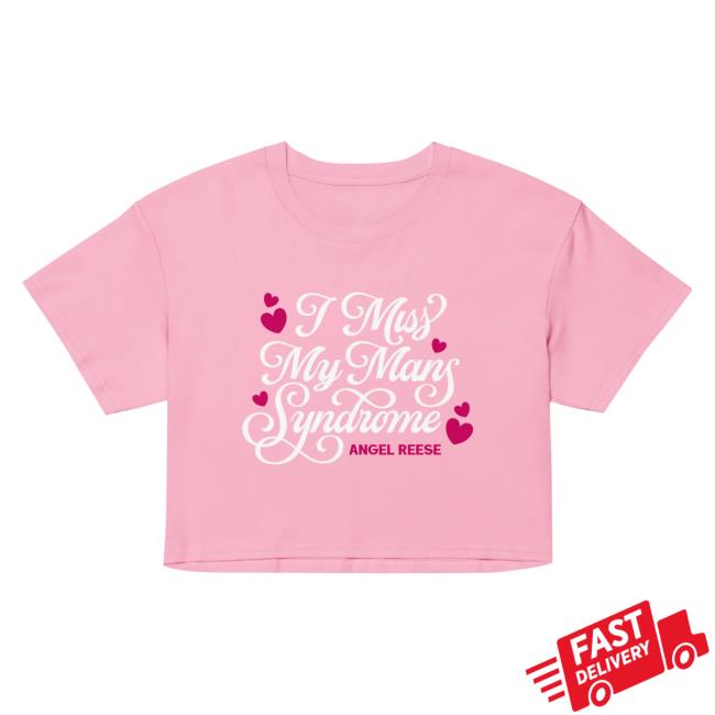 Official Angel Reese Merch Store Angel Reese "I Miss My Mans" Cropped Popover Shirt Angel Reese Apparel Clothing Shop