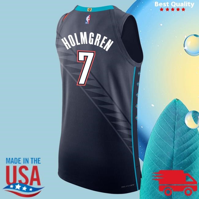 Chet Holmgren Oklahoma City Thunder 2025-26 City Edition Authentic
