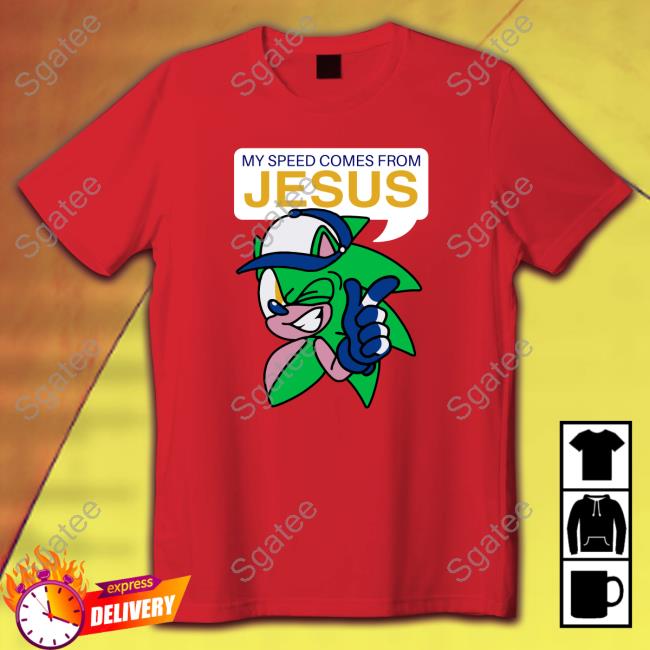 Official My Speed Comes From Jesus Black Hoodie
