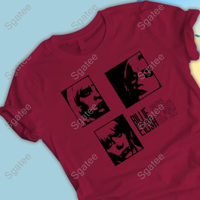 Montage Lime Happier Than Ever The World Tour 2022 Shirt