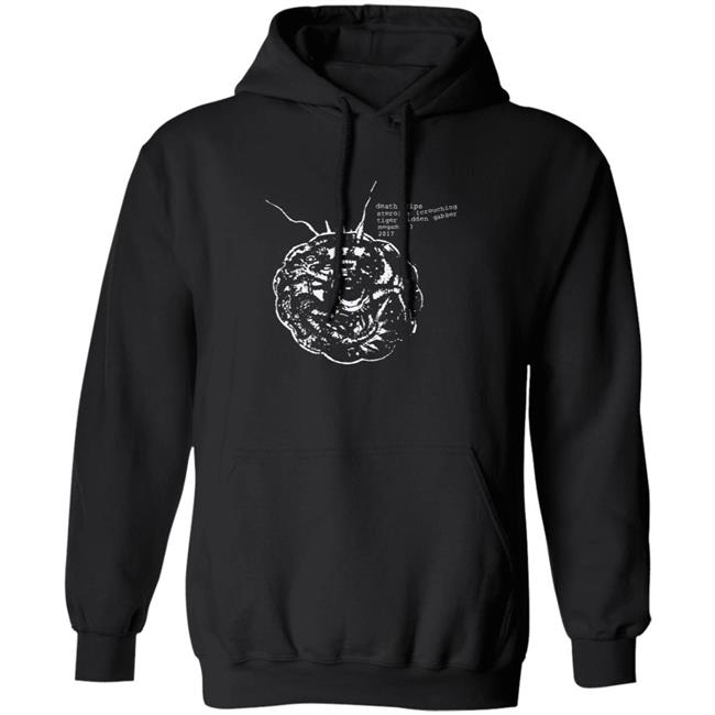 Death Grips Merch Crouching Black Hoodie Sweatshirt