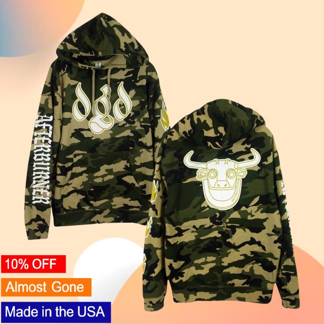Official Dance Gavin Dance Band Merch Camo Afterburner Hoodie DanceGavinDance