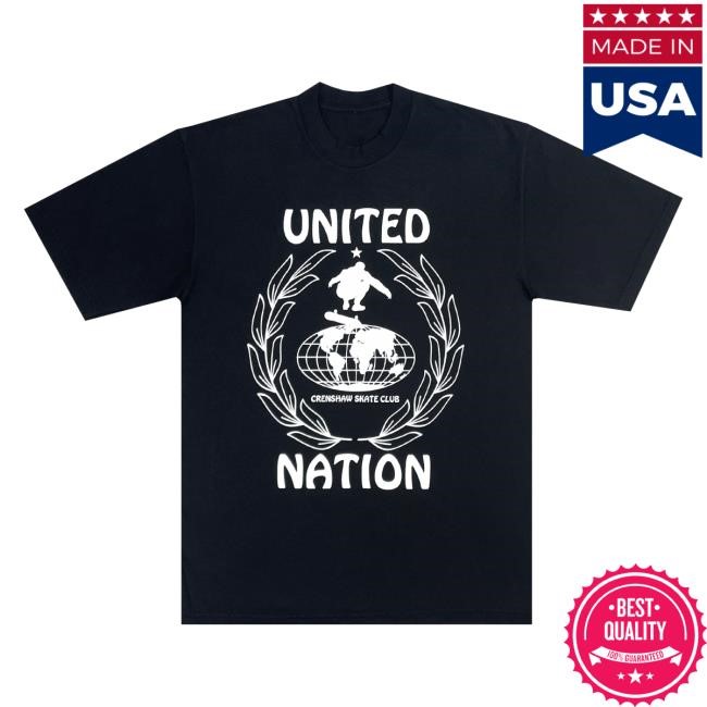 Official Crenshaw Skate Club United Nation Shirts
