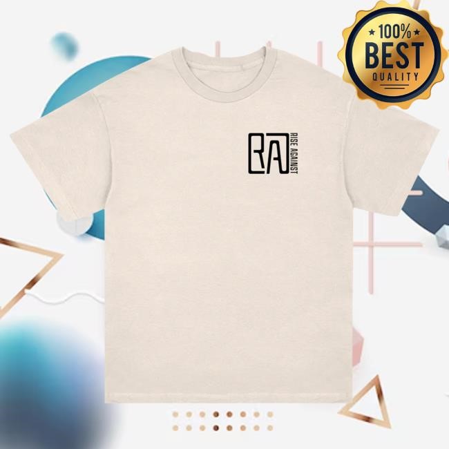 Official Rise Against Monitor Logo Shirts (Natural)
