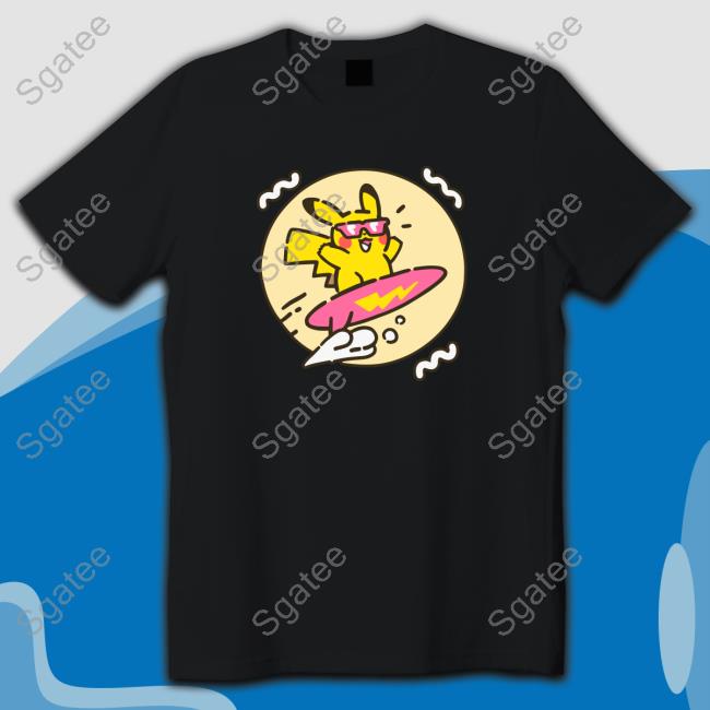 Official Pokemon Center Pikachu Lazy Summer Shirts