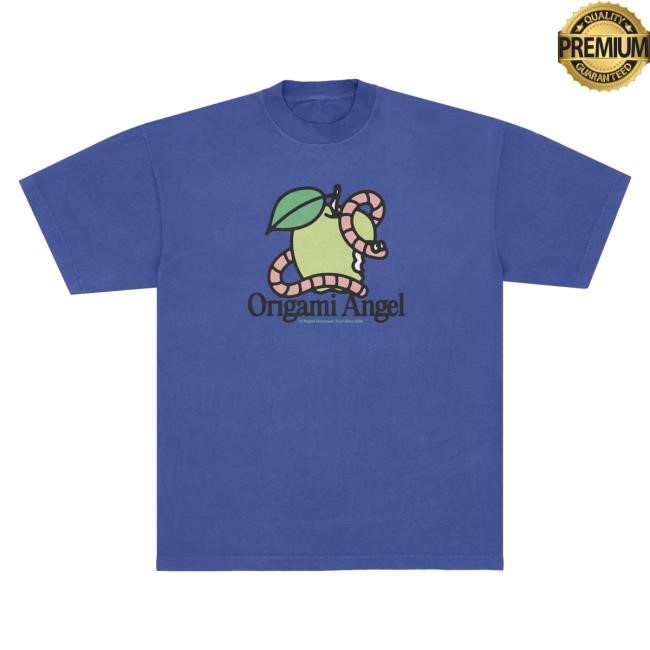 Origami Angel Apple Worm Tees