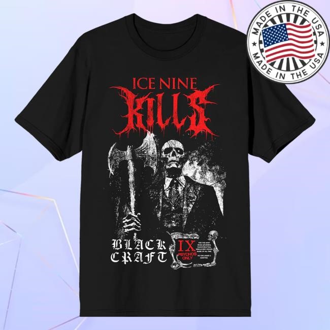 Official Ice Nine Kills Merch Store INK Skeleton Corpses Popover Shirt Ink Merch IceNineKills