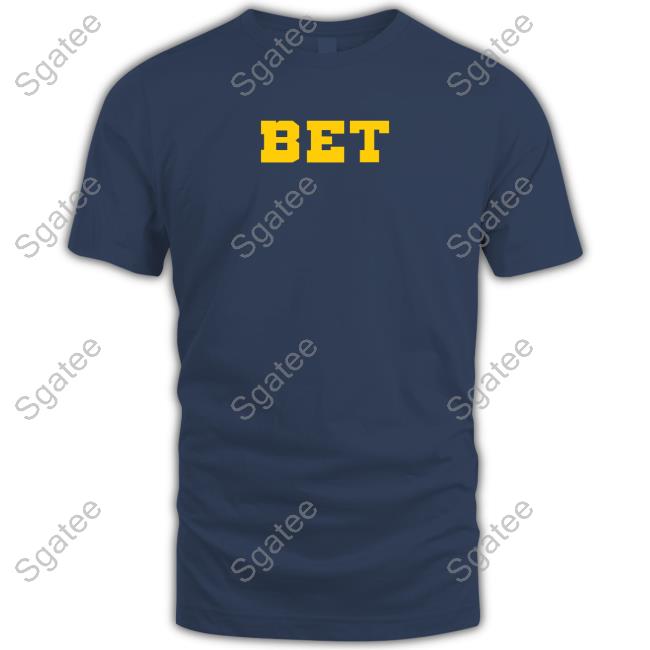 Official Barstool Sports Bet T Shirt J J Mccarthy
