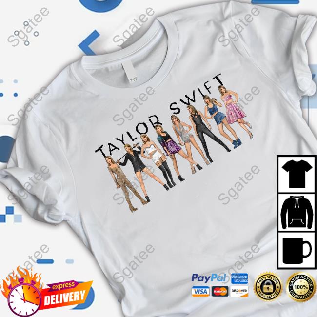 Official Taylor Swift Merch 1989 Taylor's Version Eras Crewneck