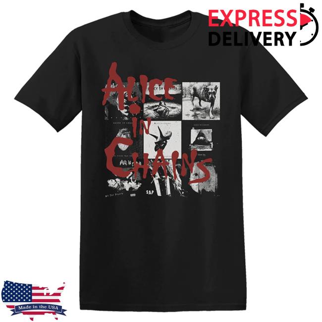 Official Alice In Chains Merch Store Alice In Chains Album Covers T-Shirt Aliceinchains