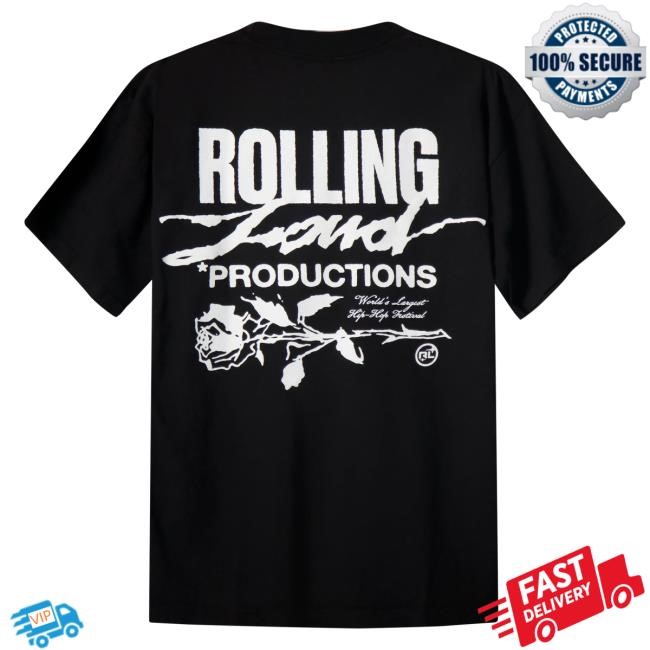RL Productions Ripper Black Tee Rolling Loud Shop