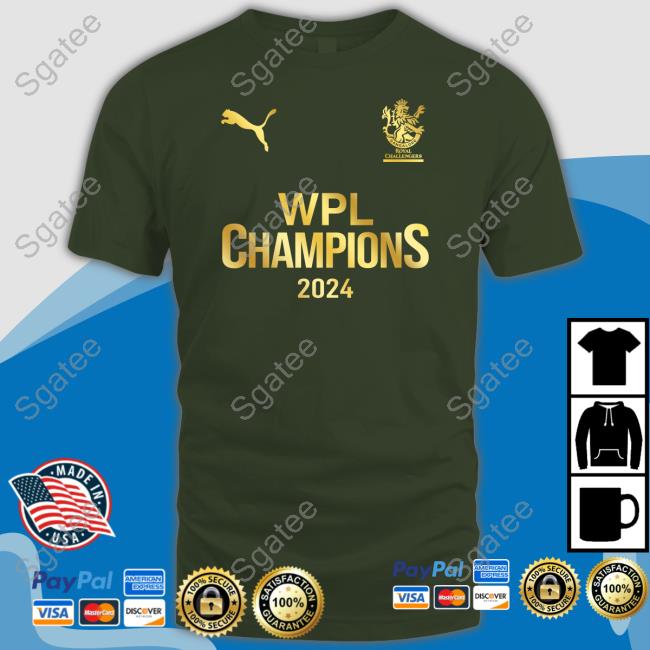 RCB Women's Team WPL Champions 2024 Top Shirt