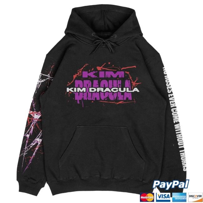 Kim Dracula Official Merch Shop Kim Dracula Bloody Face Sweartshirt Hoodie