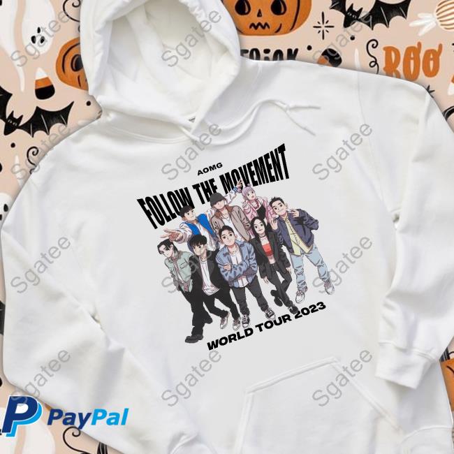 A6ove Store Aomg Follow The Movement World Tour 2023 Tee