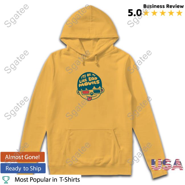 Official Superyaki Shop Merch It's Ok To Like Bad Movies Tshirt