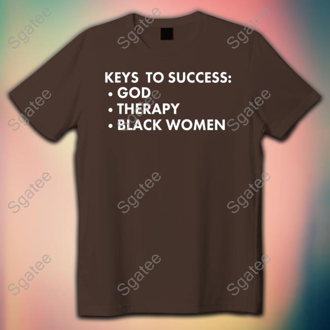 Keys To Success God Therapy Black Women Hoodie
