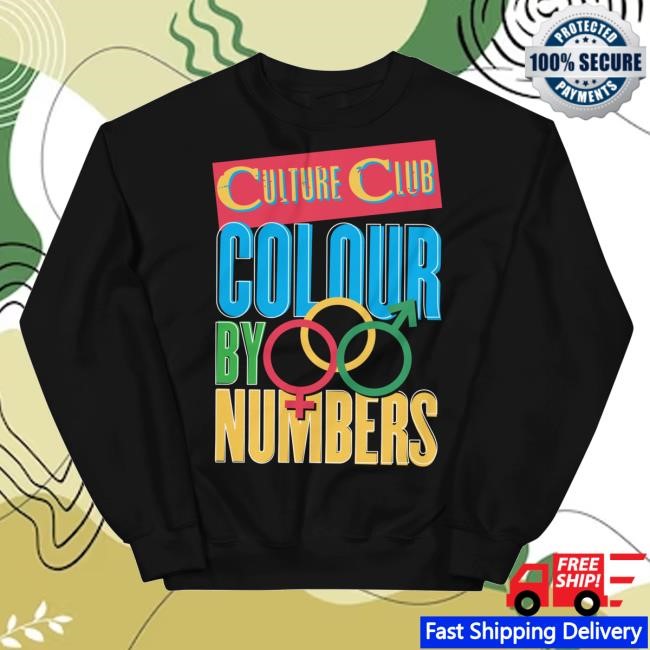 Culture Club Merch Shop Colour By Numbers Crewneck Sweater Boy George and Culture Club