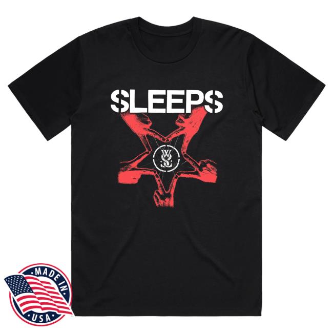 Official While She Sleeps Merch Bar While She Sleeps - Self Hell Moonlight Shirt 2024 Black MerchBar