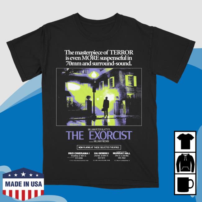Official Studiohouse Designs Merch Store The Exorcist Movie Promo Tshirt Studiohouse Designs Apparel Clothing Shop StudiohouseDesigns