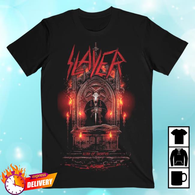 Official Slayer Clothing Store Shop Merch Altar Of Sacrifice Shirt