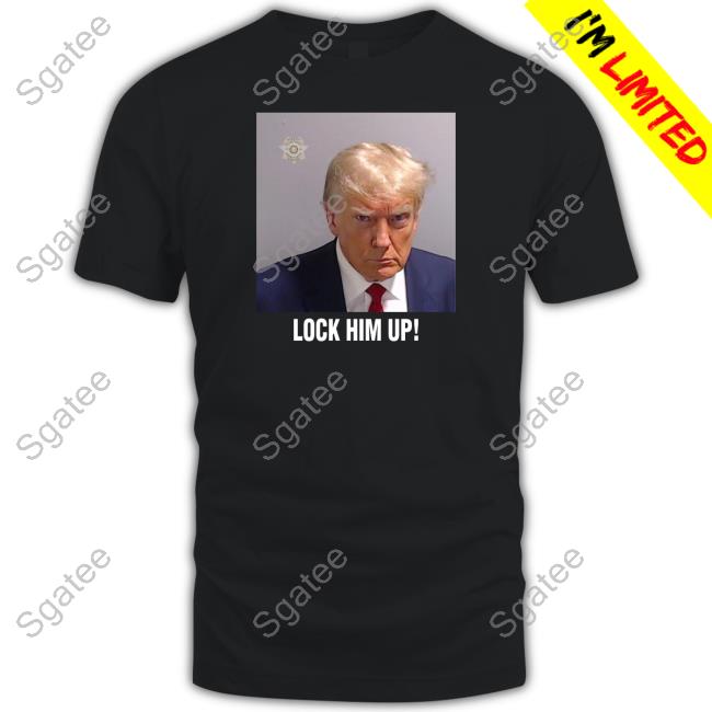 Jon Cooper Donald Trump Mugshot Lock Him Up Cap